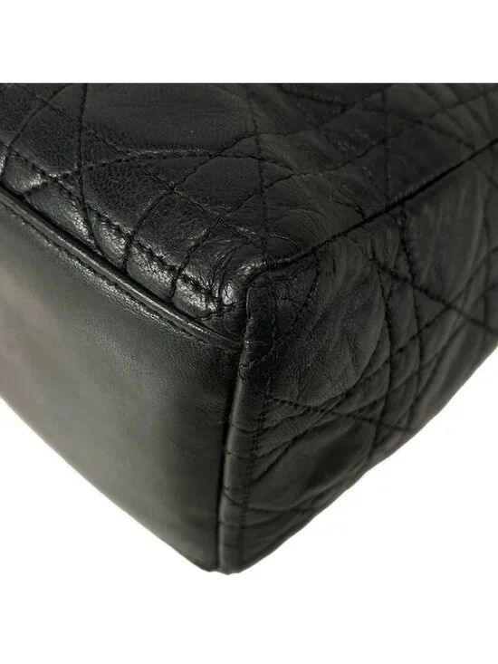 ★SOLD★ Dior Handbag Lady Bag Black Leather - Picture 8 of 16